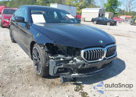 2021 BMW 540I из США, поврежденный, VIN WBA53BJ04MWX00840